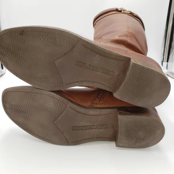 Tommy Hilfiger Tall Riding Boots Cognac… - Picture 5 of 11